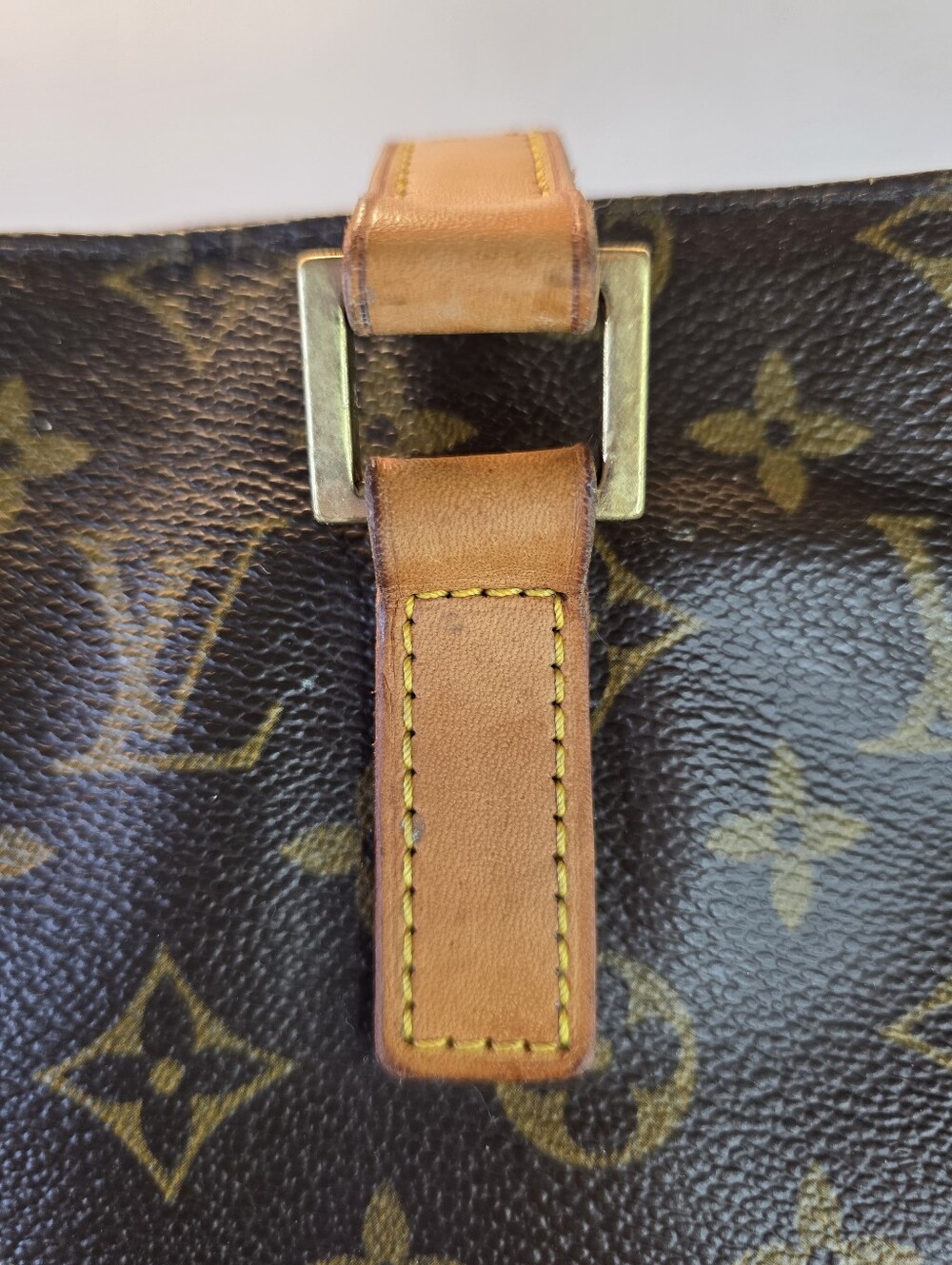 Louis Vuitton Vintage Canvas Cabas Piano Bag with Mini Boston Bag Charm & Chain - Picture 10 of 15